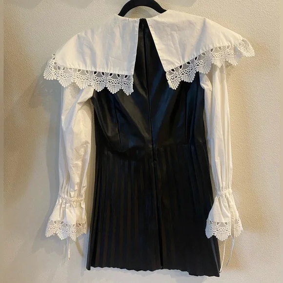 River Island Black and White Formal Dress with Lace - Picture 8 of 8